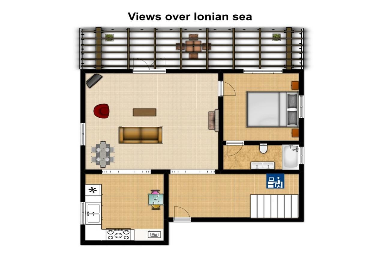 Agnítsini Villa Eleni מראה חיצוני תמונה